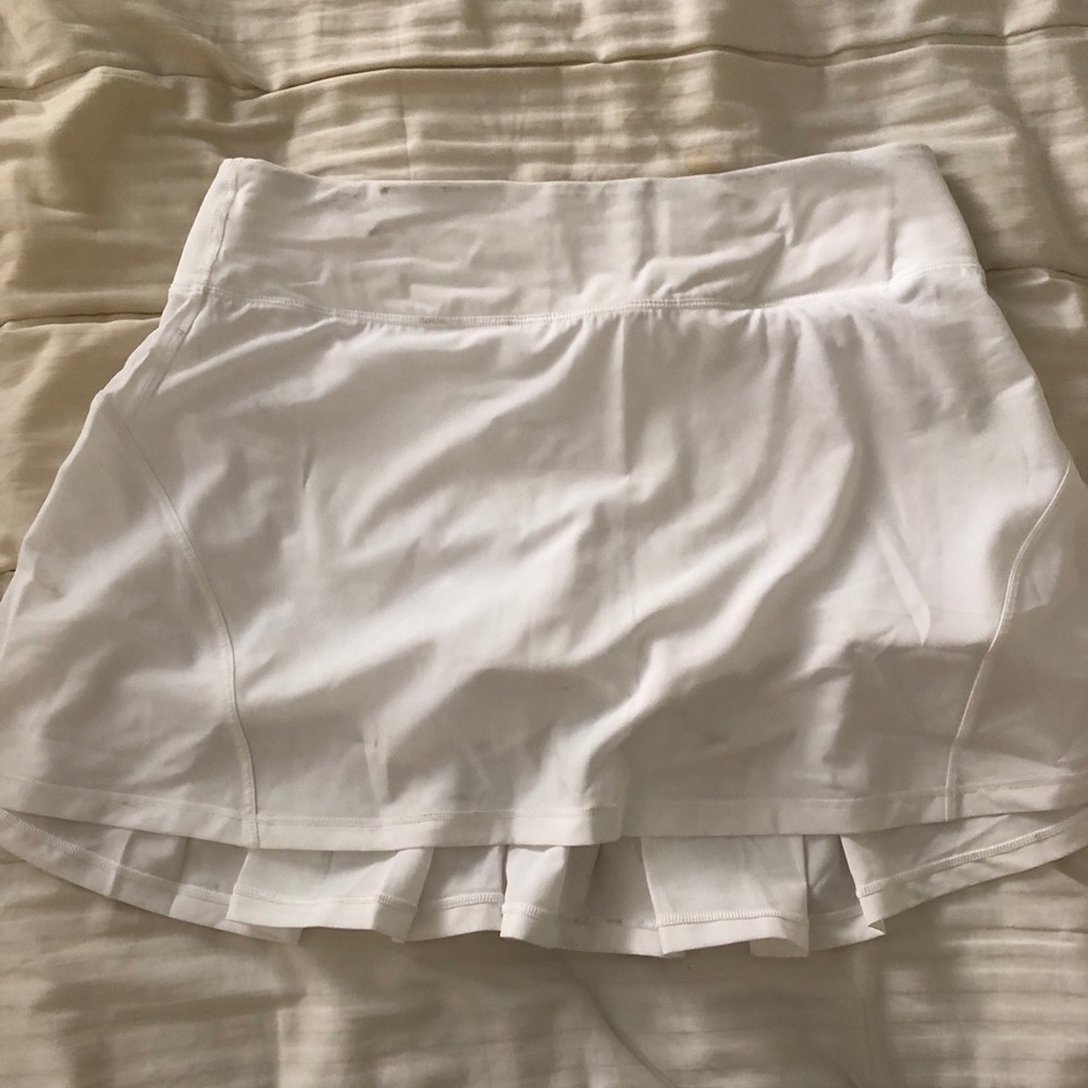 White Lululemon Tennis Skirt